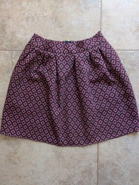 Twik Skirt With Geometric Print
